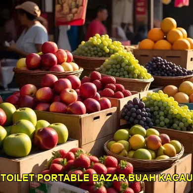 Bazar Buah Kacau di Bekasi